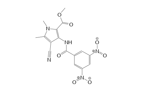 methyl 4-cyano-3-[(3,5-dinitrobenzoyl)amino]-1,5-dimethyl-1H-pyrrole-2-carboxylate