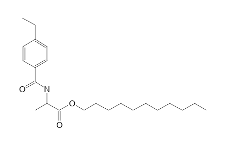 D-Alanine, N-(4-ethylbenzoyl)-, undecyl ester