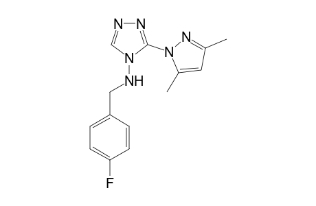3-(3,5-dimethyl-1H-pyrazol-1-yl)-N-[(4-fluorophenyl)methyl]-4H-1,2,4-triazol-4-amine
