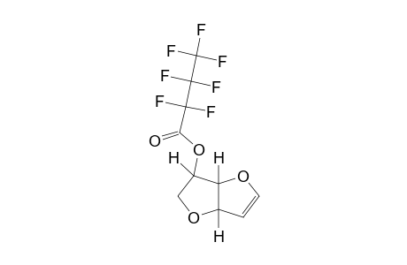 1,4:3,6-Dianhydro-5-deoxy-2-o-(2,2,3,3,4,4,4-heptafluorobutanoyl)-D-xylo-hex-5-enitol