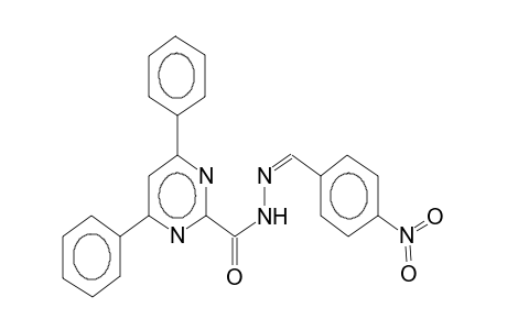 2-(4-nitrobenzylidenehydrazinocarbonyl)-4,6-diphenylpyrimidine