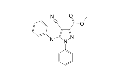 5-ANILINO-4-CYANO-3-METHOXYCARBONYL-1-PHENYLPYRAZOLE