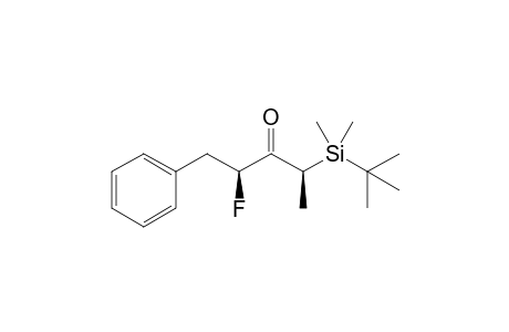 (2S,4S)-4-(t-Butyldimethylsilyl)-2-fluoro-1-phenyl-3-pentanone