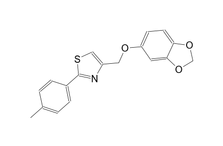 thiazole, 4-[(1,3-benzodioxol-5-yloxy)methyl]-2-(4-methylphenyl)-