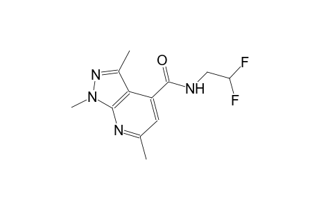 N-(2,2-difluoroethyl)-1,3,6-trimethyl-1H-pyrazolo[3,4-b]pyridine-4-carboxamide