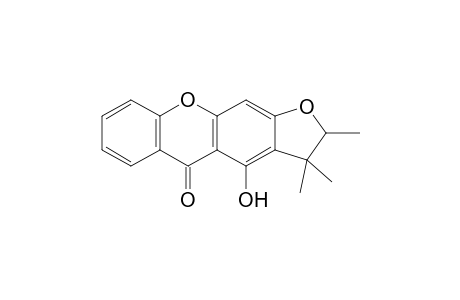 4-Hydroxy-2,3,3-trimethyl-2,3-dihydrofuro[3,2-b]-xanthen-5-one