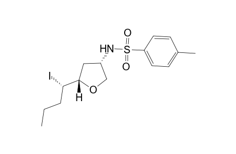 (1'S,2SR,4SR)-2-(1-Iodobutan-1-yl)-4-(4-tolylsulfonylamino)tetrahydrofuran