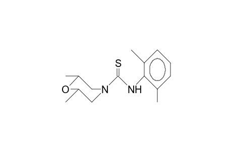 cis-2,6-Dimethyl-4-morpholine thiocarboxy-2',6'-xylidide