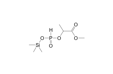 TRIMETHYLSILYL ALPHA-CARBOMETHOXYETHYLPHOSPHOROUS ACID