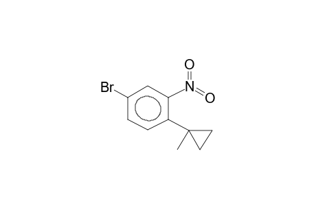 1-METHYL-1-(2'-NITRO-4'-BROMOPHENYL)CYCLOPROPANE