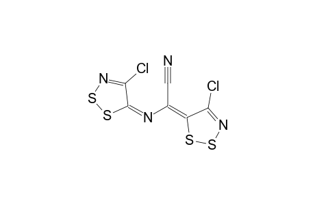 2-Cyano-1,2-bis(4-chloro-5H-1,2,3-dithiazoleidene)-1-azaethane