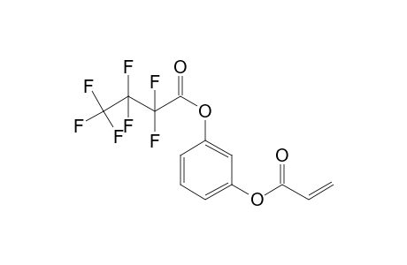 1,3-Benzenediol, o-acryloyl-o'-heptafluorobutyryl-