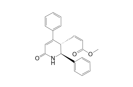 (Z)-methyl 3-[(2S*,3S*)-2,3-dihydro-6-oxo-2,4-diphenylpyrid-3-yl]propenoate