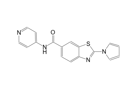 6-benzothiazolecarboxamide, N-(4-pyridinyl)-2-(1H-pyrrol-1-yl)-