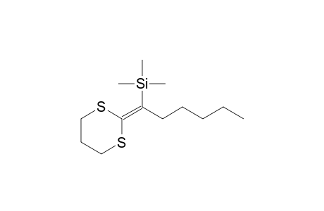 Silane, [1-(1,3-dithian-2-ylidene)hexyl]trimethyl-