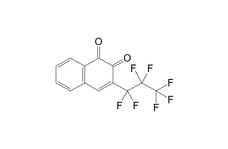 3-(Perfluoropropyl)-1,2-naphthoquinone