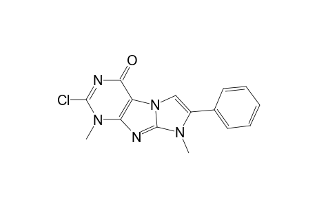 1,8-Dimethyl-7-phenyl-2-chloroimidazo[1,2-f]purin-4-one