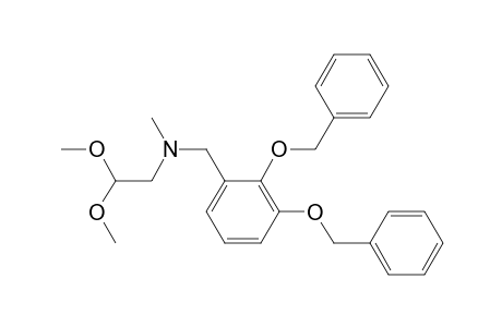 2-[N-[2,3-Bis(benzyloxy)benzyl]-N-methylamino]acetaldehyde dimethyl acetal