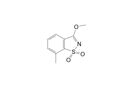 7-Methoxy-3-methyl-1,2-benzthiazole-2-dioxide