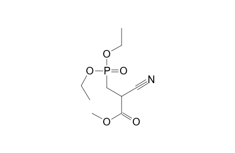 Propanoic acid, 2-cyano-3-(diethoxyphosphinyl)-, methyl ester