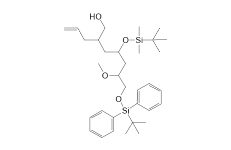 7-[(tert-Butyldiphenylsilyl)oxy]-4-[(tert-butyldimethylsilyl)oxy]-6-methoxy-2-allylheptanol