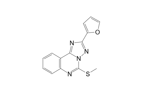 5-(Methylthio)-2-(2'-furyl)-1,2,4-triazolo[1,5-c]quinazoline