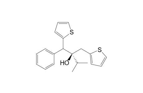 3-Methyl-1-phenyl-1-(thiophen-2'-yl)-2-(thiophen-2'-ylmethyl)butan-2-ol