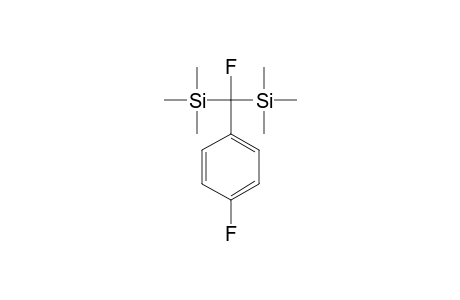 1-[Fluoro-bis(trimethylsilyl)methyl]-4-fluorobenzene