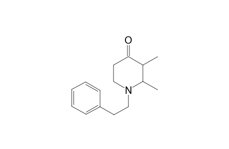 2,3-Dimethyl-1-(2-phenylethyl)-4-piperidinone