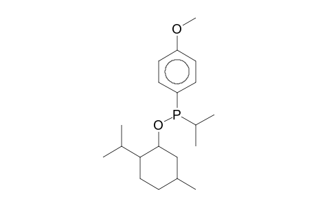 2-Isopropyl-5-methylcyclohexyl isopropyl(4-methoxyphenyl)phosphinite