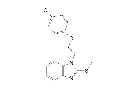1H-benzimidazole, 1-[2-(4-chlorophenoxy)ethyl]-2-(methylthio)-