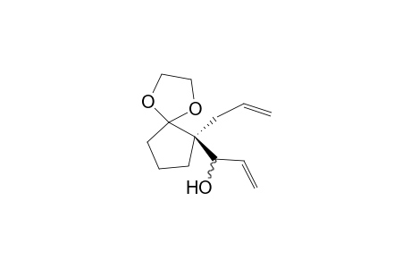 (S)-1-(1-Allyl-2,2-ethylenedioxycyclopentan-1-yl)prop-2-en-1-ol