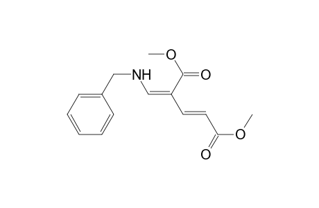(E,4Z)-4-[(benzylamino)methylene]pent-2-enedioic acid dimethyl ester