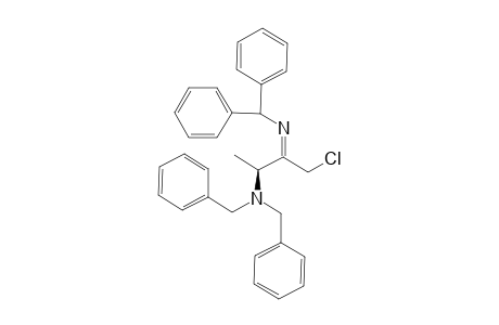 (2S)-(Z)-N,N-Dibenzyl-4-chloro-3-(diphenylmethylimino)butan-2-amine