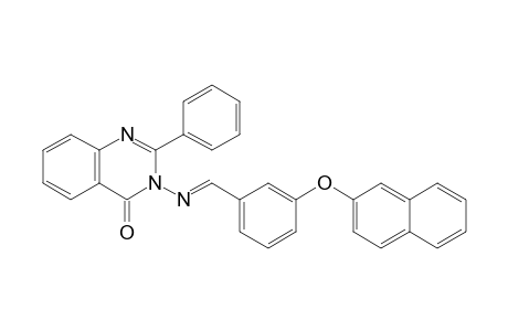 3-({(E)-[3-(Naphthalen-2-yloxy)phenyl]methylidene}amino)-2-phenylquinazolin-4(3H)-one