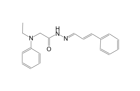 acetic acid, (ethylphenylamino)-, 2-[(E,2E)-3-phenyl-2-propenylidene]hydrazide