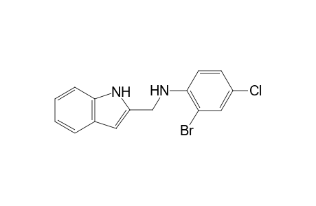 N-(1H-indol-2-ylmethyl)-2-bromo-4-chloroaniline