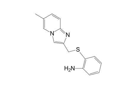 Benzenamine, 2-[[(6-methylimidazo[1,2-a]pyridin-2-yl)methyl]thio]-