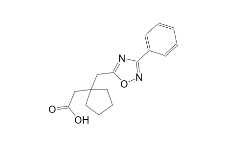 cyclopentaneacetic acid, 1-[(3-phenyl-1,2,4-oxadiazol-5-yl)methyl]-