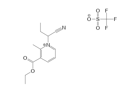1-(1-CYANOPROPYL)-3-(ETHOXYCARBONYL)-2-METHYL-PYRIDINIUM-TRIFLATE