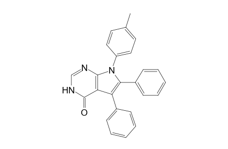 7-(4-Methylphenyl)-5,6-diphenyl-7H-pyrrolo[2,3-d]pyrimidin-4(3H)-one