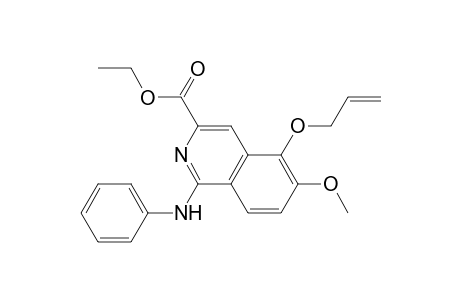 5-(Allyloxy)-3-(ethoxycarbonyl)-6-methoxy-1-(phenyl-amino)isoquinoline