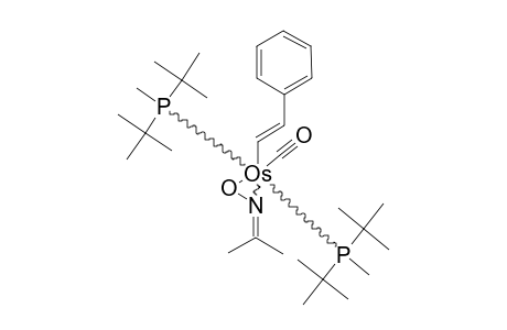(ACETONOXIMATO-N,O)-CARBONYLBIS-(DI-TERT.-BUTYLMETHYLPHOSPHANE)-[(E)-2-PHENYLVINYL]-OSMIUM-(II)