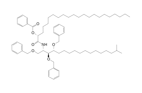 (2S,3S,4R)-2-[(2'R)-Benzoyloxydocosanoylamino]-1,3,4-tribenzyloxy-16-methylheptadecane