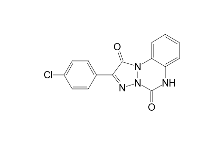 2-(p-Chlorophenyl)-(1,2,3)-triazolo[1,2-a]-(1,2,4)-benzotriazine-1,5(6H)-dione