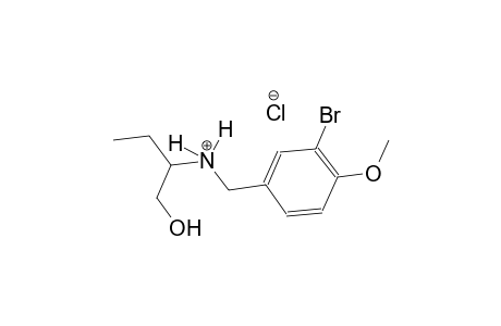 N-(3-bromo-4-methoxybenzyl)-1-hydroxy-2-butanaminium chloride
