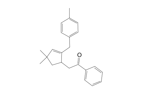 2-[4,4-Dimethyl-2-(4-methylphenyl)methyl-2-cyclopenten-1-yl]-1-phenylethanone