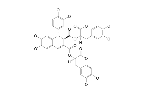 (2R)-2-[(1S,2R)-3-[(1R)-1-(3,4-dihydroxybenzyl)-2-hydroxy-2-keto-ethoxy]carbonyl-1-(3,4-dihydroxyphenyl)-6,7-dihydroxy-1,2-dihydronaphthalene-2-carbonyl]oxy-3-(3,4-dihydroxyphenyl)propionic acid