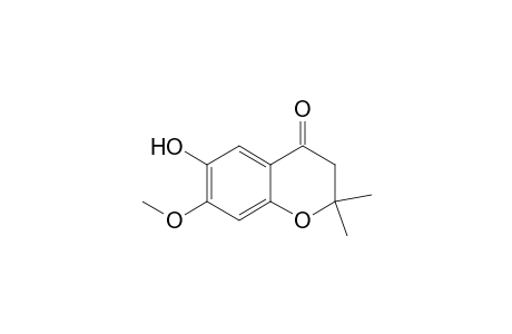 6-Hydroxy-7-methoxy-2,2-dimethyl-3,4-dihydro-2H-1-benzopyran-4-one