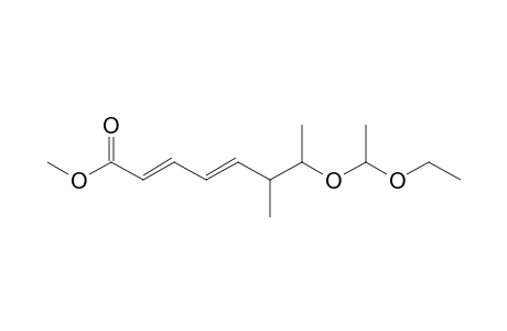 6-Methyl-2,4-octadienoic acid, 7-(1-ethoxyethoxy)-, methyl ester